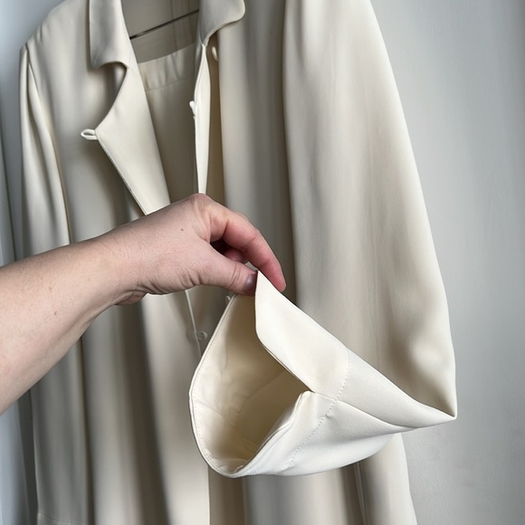 JONES NEW YORK Women's Skirt Blouse Suit 2 Piece Set Classic Minimalist Neutral - Picture 6 of 14